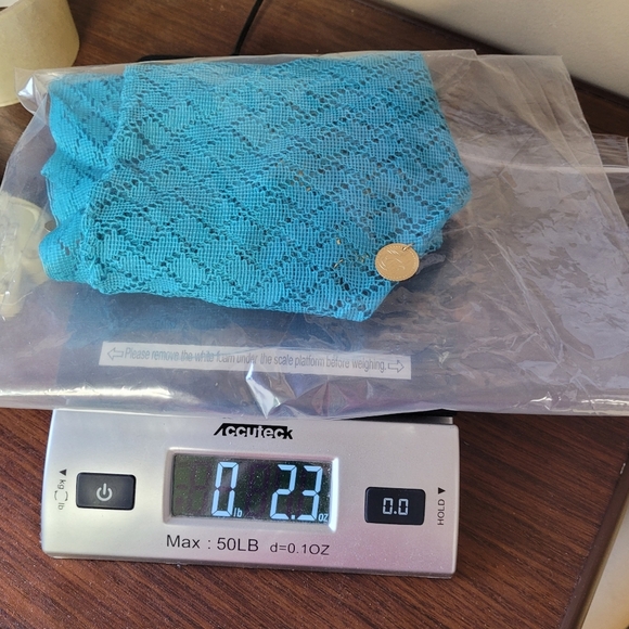 Egyptian Traditional Coins Scarf Vintage Head Dancing Accessories Blue Lace - Picture 4 of 4